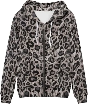 Novelty Printed Zip Up Hoodie Women Long Sleeve Sweatshirts Fall Outfits 2024 Hoodies