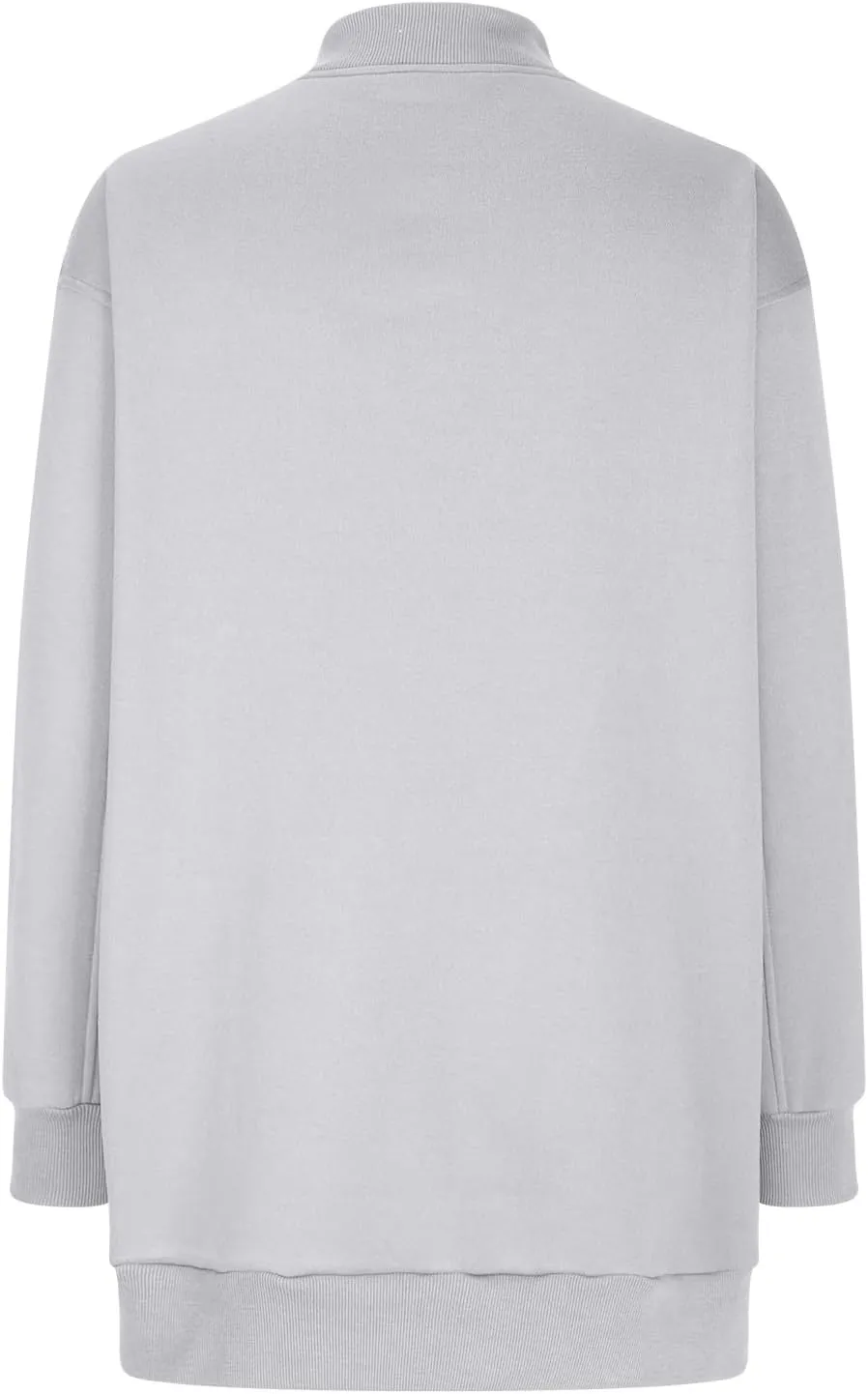 Oversized Fleece Sweatshirts For Women Trendy 2024 Long Sleeve v Neck Pullover Tops Casual Loose Solid Fall Clothes