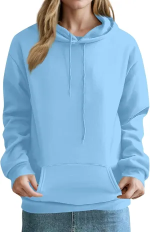 Oversized Hoodies for Women Fleece Pullover Ladies Cute Sweatshirts with Pocket Sweaters Long Sleeve Sweat Shirts