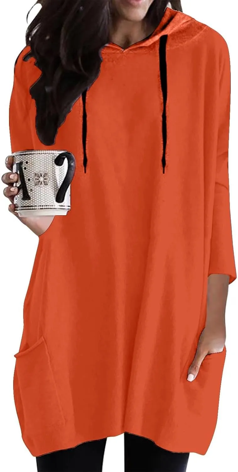 Oversized Hoodies for Women Long Sleeve 2024 Sweatshirts Casual Lightweight Fall Fleece Long Jackets with Pockets
