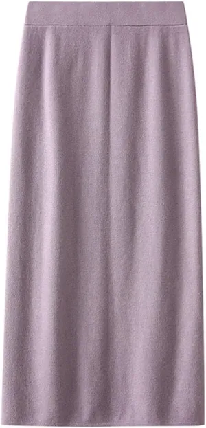 Pencil Skorts for Women Casual Solid Color Elastic High Waist Side Slit Skirts 2025 Fashion Soft Comfy Bodycon Skirt