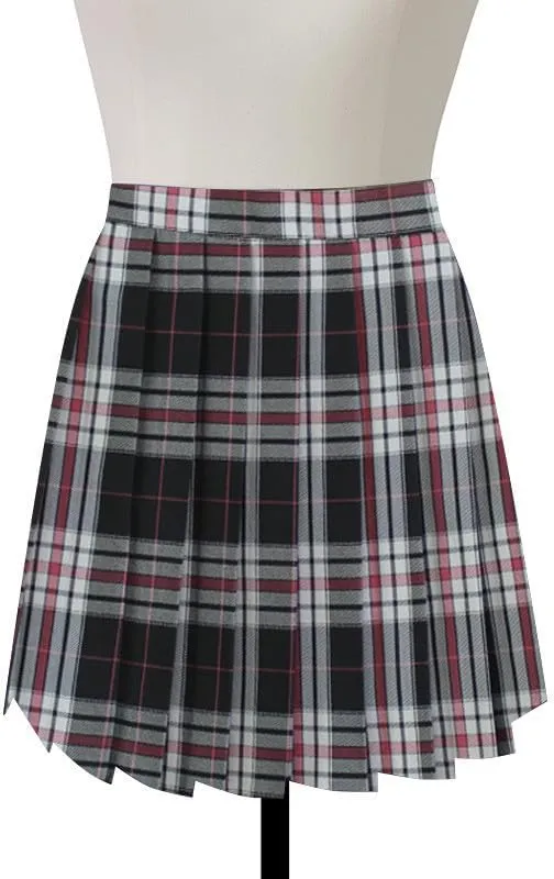 Plaid Pleated Mini Skirts for Women A Line Elastic Skirt High Waisted Stretchy Skirts Trendy Cosplay Skirt