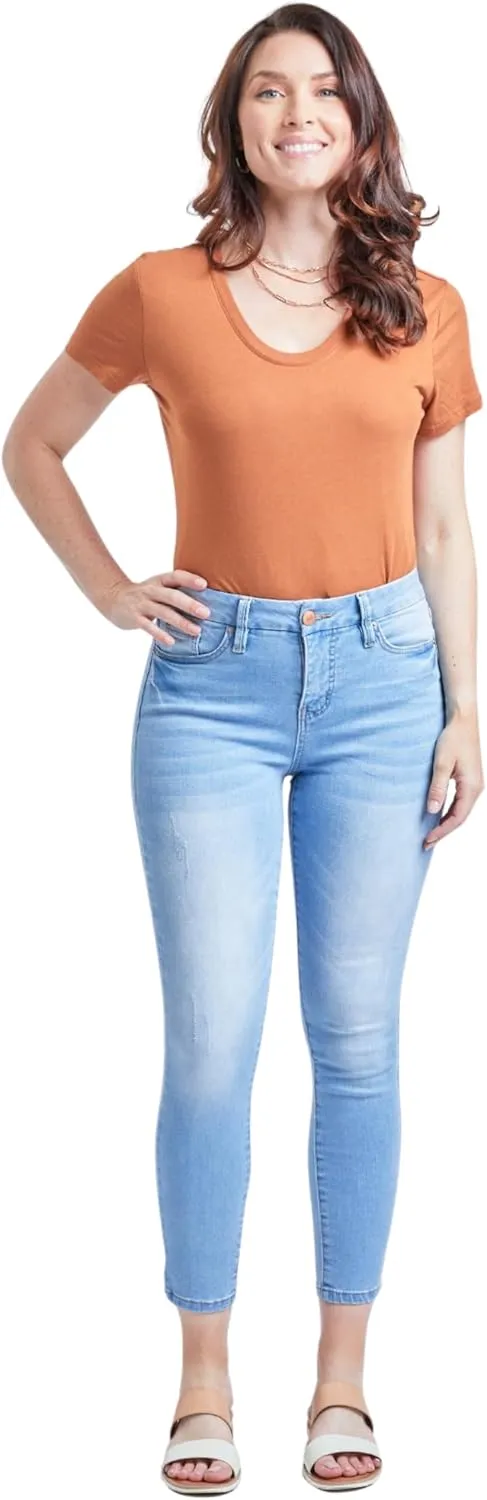 Royalty For Me Womens Women's Curvy Ultra High Rise Skinny Jeans