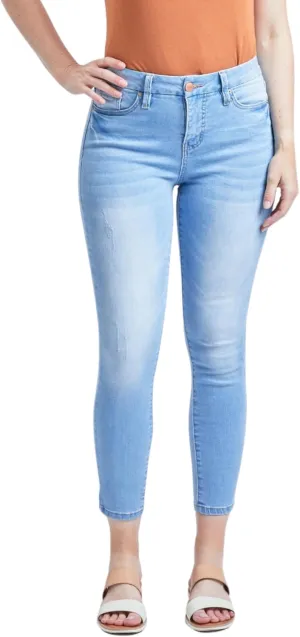 Royalty For Me Womens Women's Curvy Ultra High Rise Skinny Jeans
