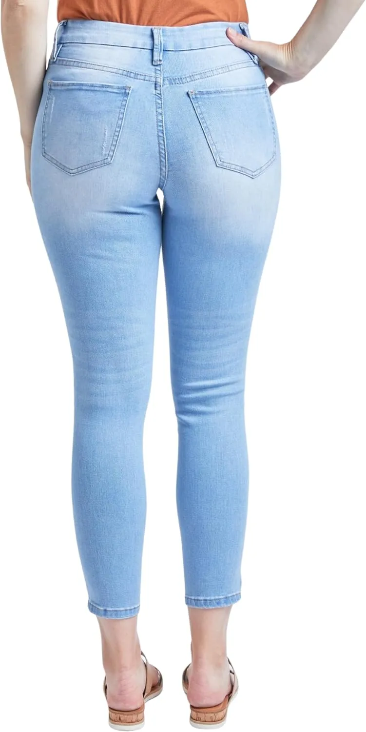 Royalty For Me Womens Women's Curvy Ultra High Rise Skinny Jeans