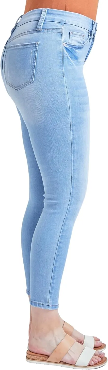 Royalty For Me Womens Women's Curvy Ultra High Rise Skinny Jeans