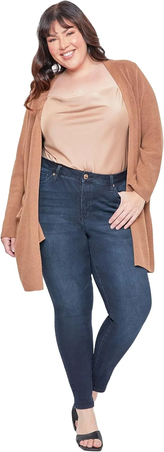 Royalty For Me Womens Women's Plus Size Essential High Rise Skinny Jeans