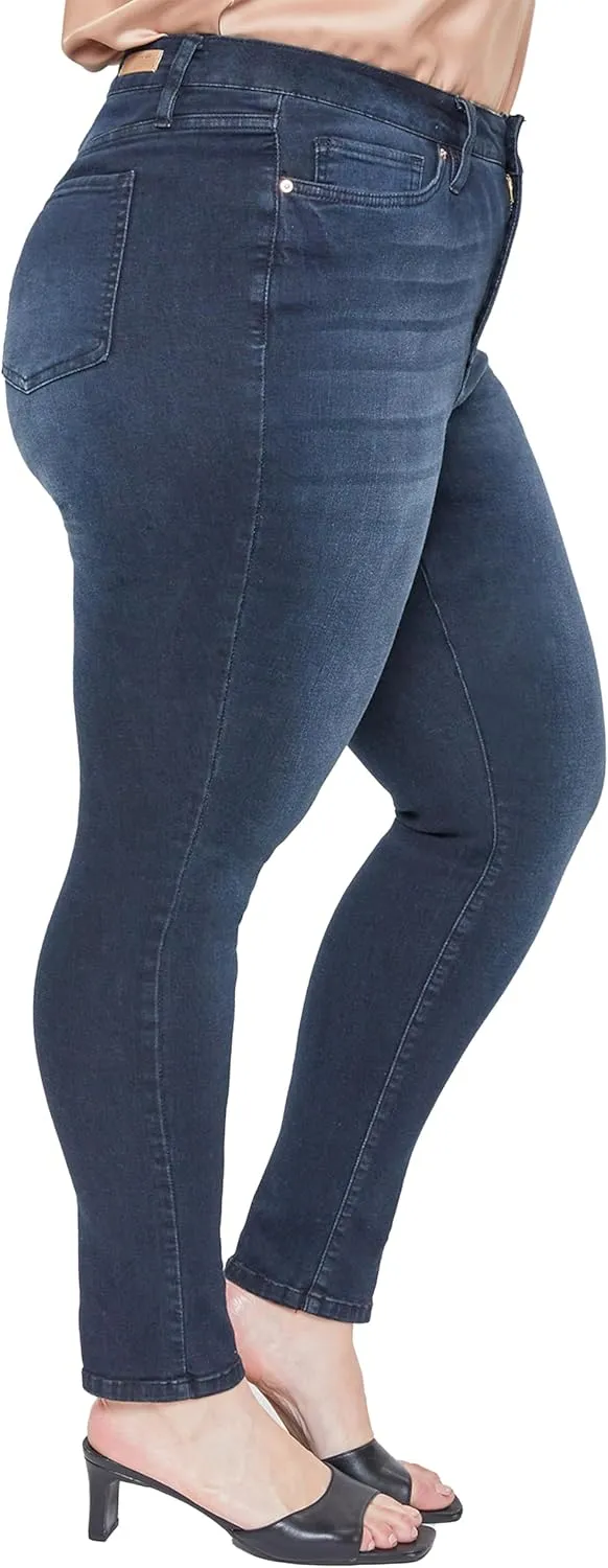 Royalty For Me Womens Women's Plus Size Essential High Rise Skinny Jeans