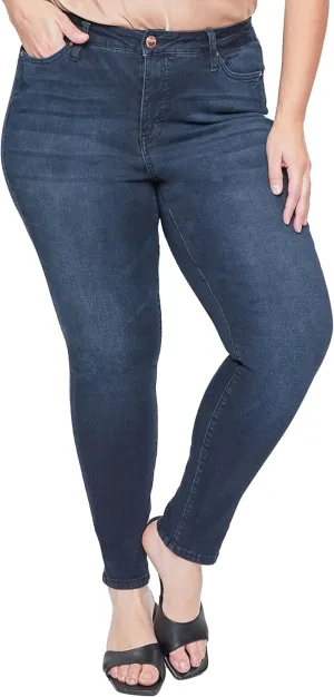Royalty For Me Womens Women's Plus Size Essential High Rise Skinny Jeans