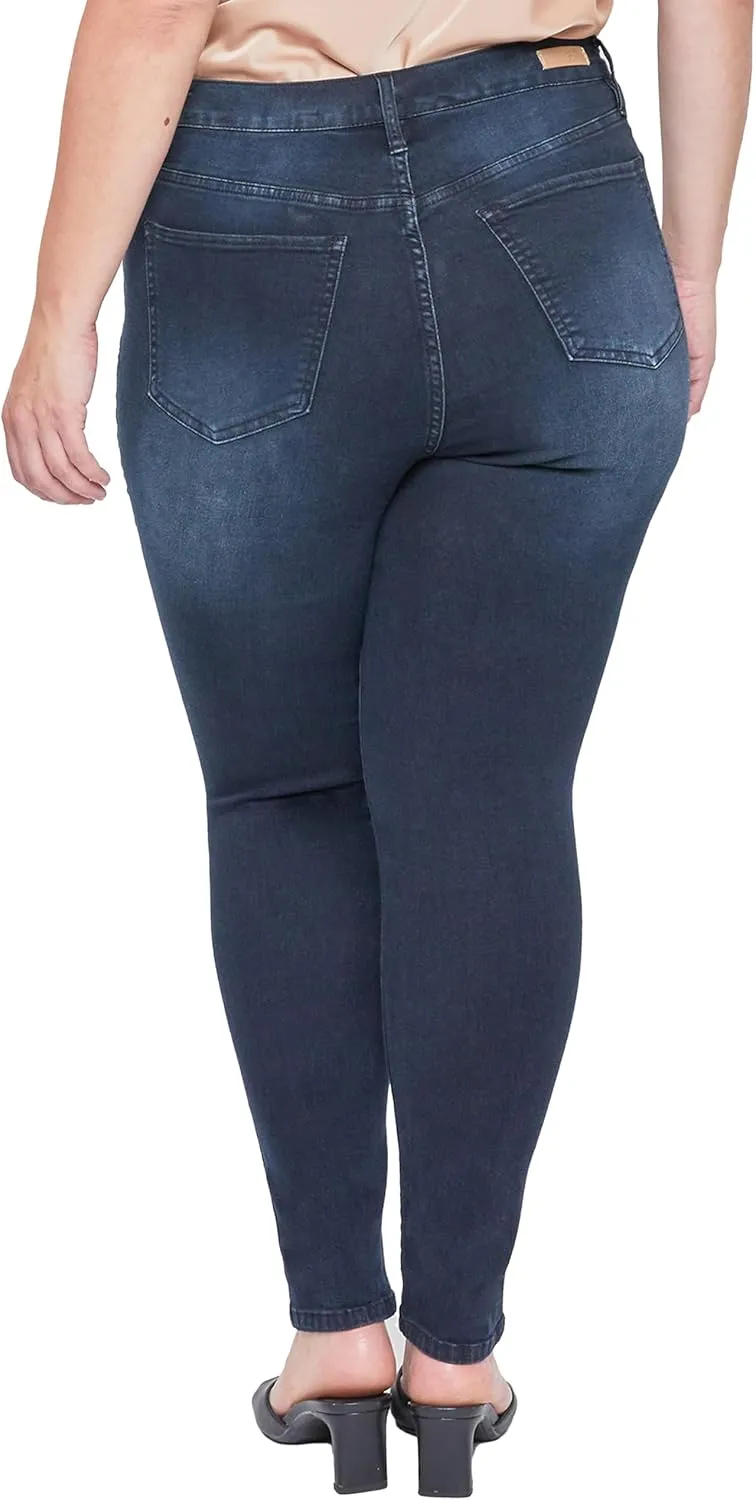 Royalty For Me Womens Women's Plus Size Essential High Rise Skinny Jeans