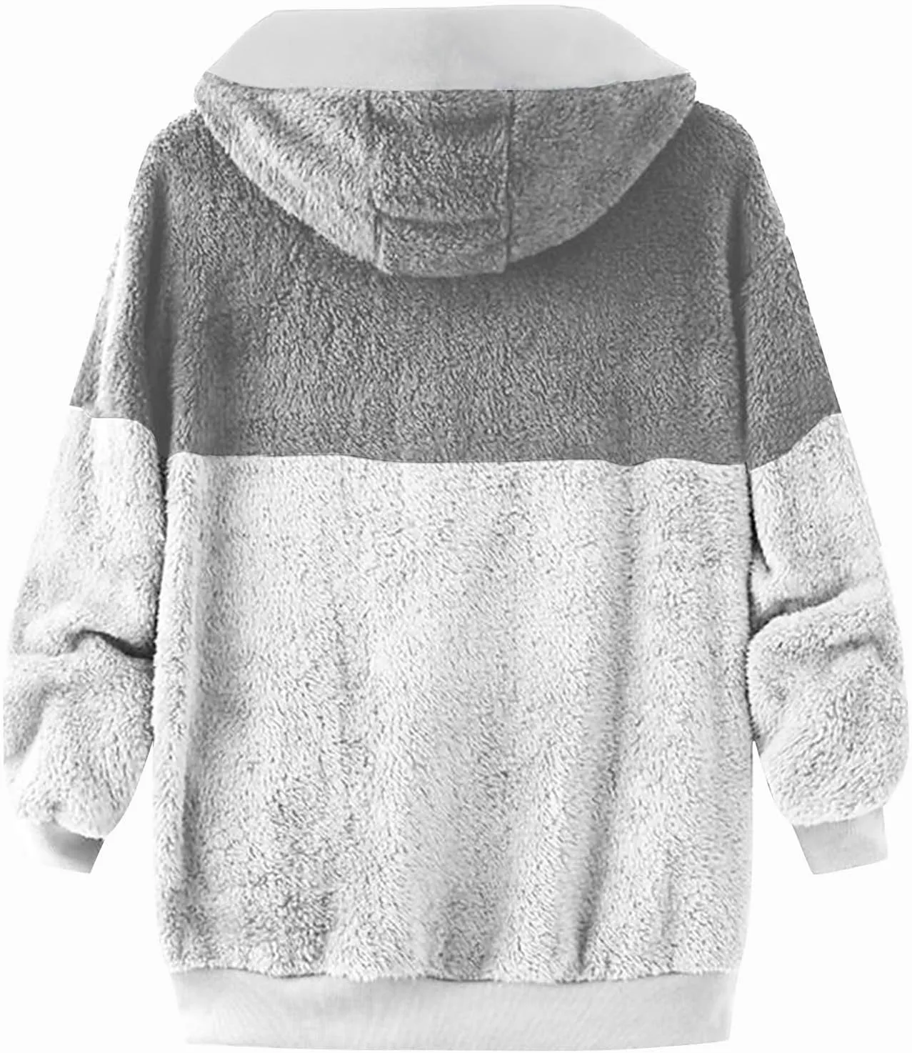 RTTUIOP Mens Fuzzy Sherpa Pullover Hoodie Sweatshirts Long Sleeve Sport Fall Outwear Sherpa Winter Sweater