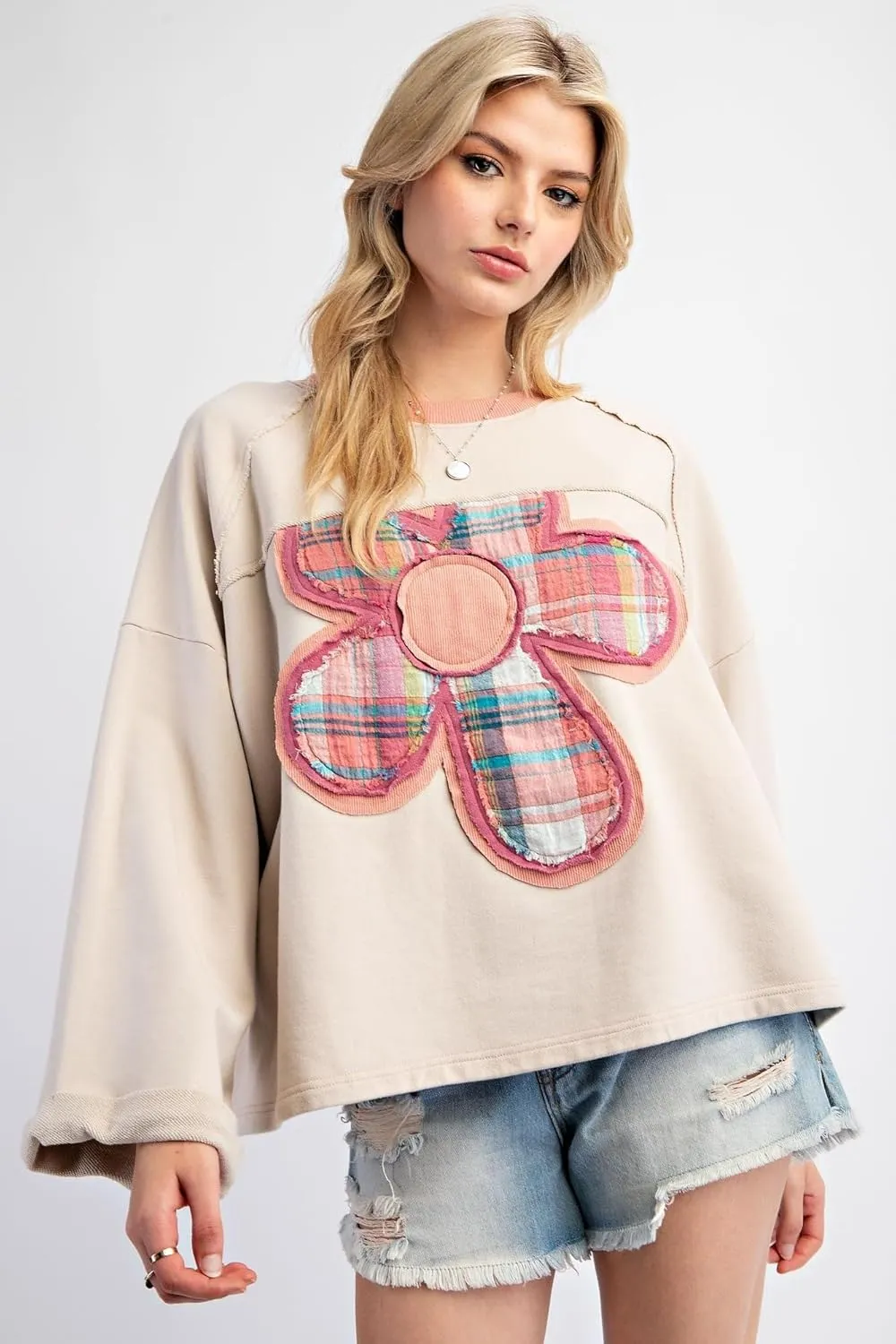 Sastianaen Women Y2K Oversized Sweatshirt Graphic Crewneck Long Sleeve T-Shirt Fall Loose Fit Pullover Sweater Top