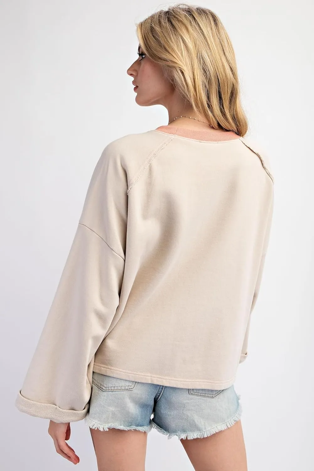 Sastianaen Women Y2K Oversized Sweatshirt Graphic Crewneck Long Sleeve T-Shirt Fall Loose Fit Pullover Sweater Top
