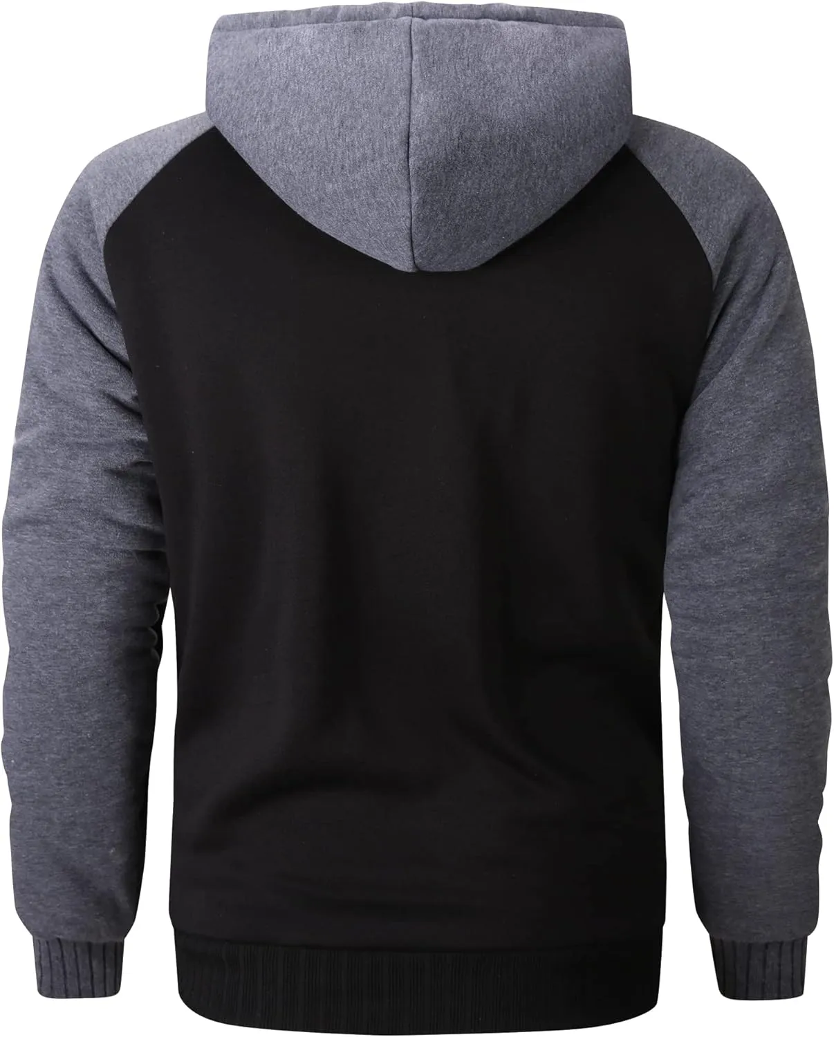 SCODI Hoodies for Men Heavyweight Fleece Sweatshirt Full Zip Up Thick Sherpa Lined