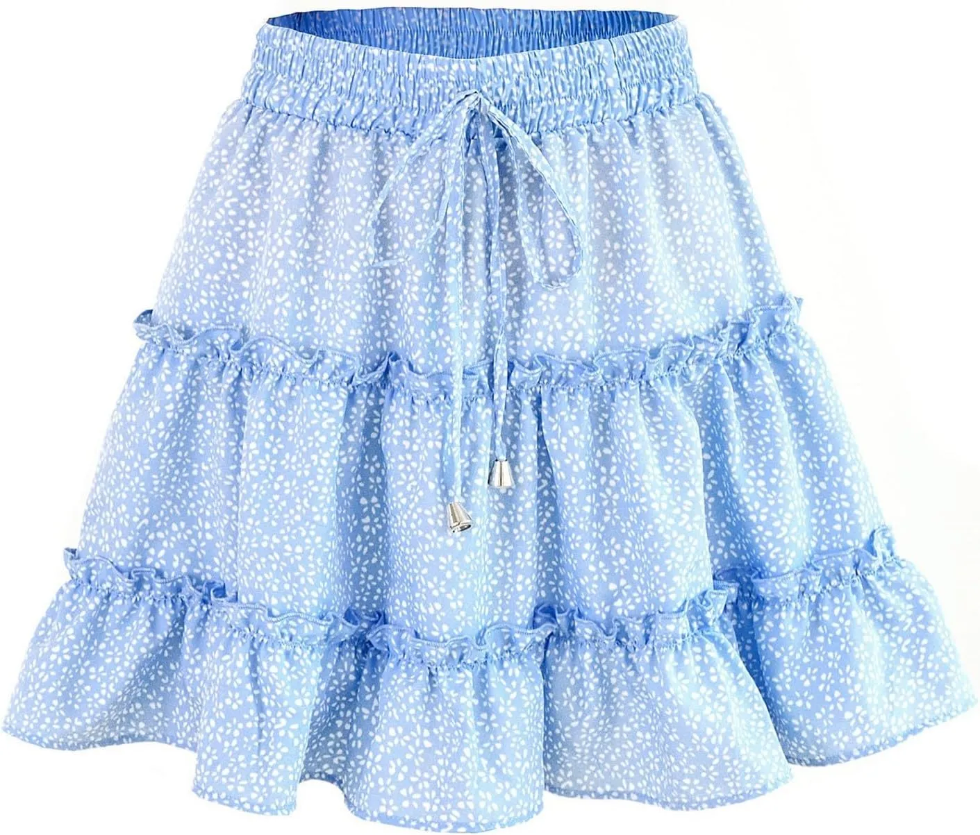 Skorts for Women Dressy Casual Pleated Flowy Mini Skirt High Waisted A Line Short Skirt Summer Beach Hawaii Outfits