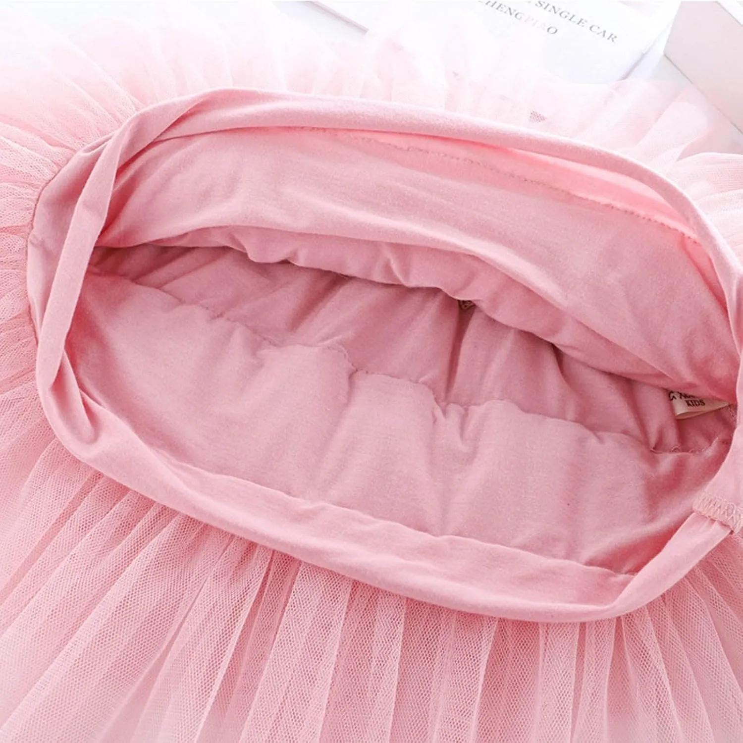 Toddler Girls Ruffle Puffy Skirts Tiered Mesh Tutus Cute Princess Skirt Solid Fluffy Tutu Half Dress for Party Dance