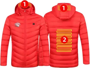 Unisex Heated Hoodie,Warming Heated Jacket,Warming Heated Coat,Electric Heated Sweatshirt for Men & Women Winter Warm