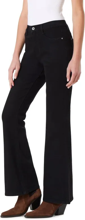 WallFlower Women's Fearless Curvy Super Flare High Rise Insta Vintage Juniors Jeans