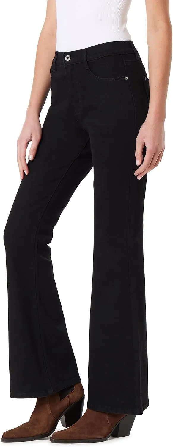 WallFlower Women's Fearless Curvy Super Flare High Rise Insta Vintage Juniors Jeans