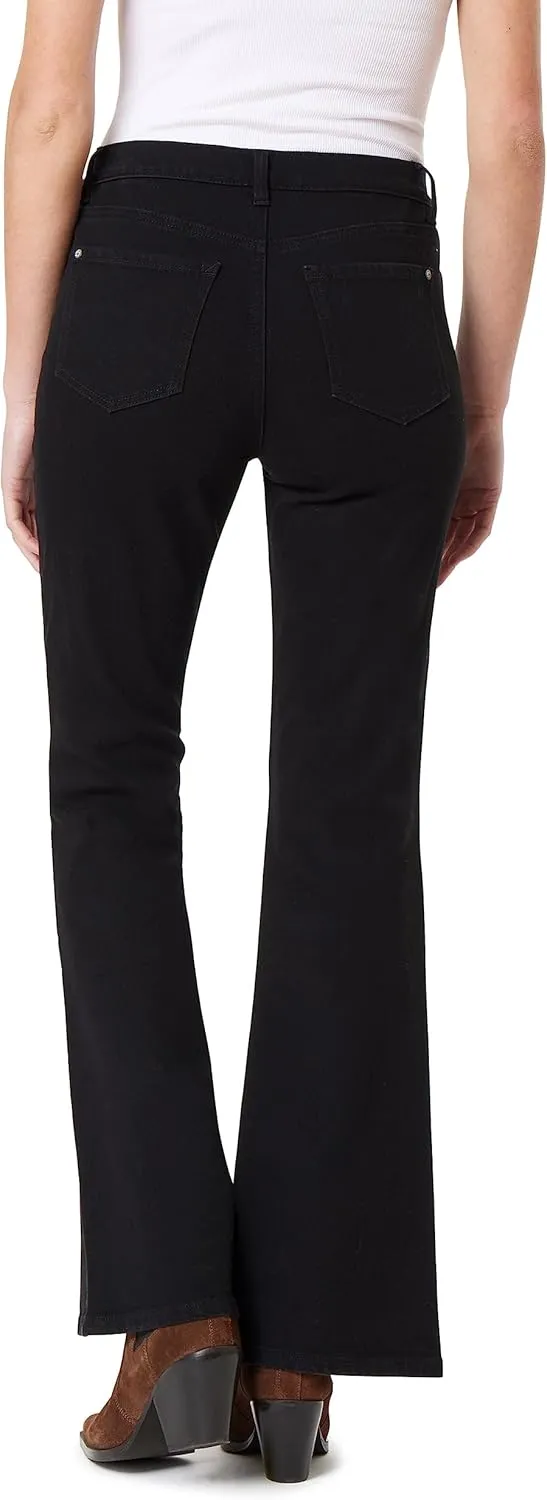 WallFlower Women's Fearless Curvy Super Flare High Rise Insta Vintage Juniors Jeans