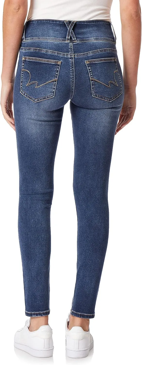 WallFlower Women's Juniors Instasoft High-Rise Sassy Skinny Jeans (Standard and Plus)