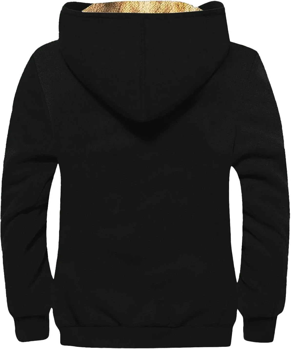 Winter Jackets for Men Fleece Sherpa Lined Warm Hoodie Jacket Heavyweight Sweatshirt Zip Up Sweatshirt Coat with Pockets