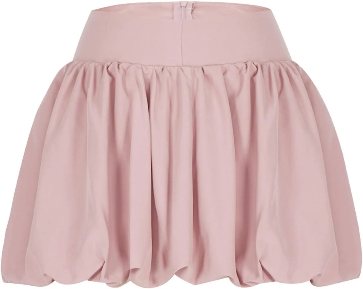 Women Bubble Mini Skirt High Waist Pleated Tutu Skirts Fashion Y2K Clothes Solid Color A-Line Flared Short Skirts