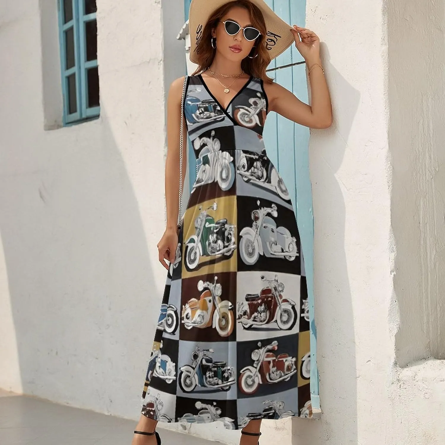 Women Girls Wrap Sleeveless Bodycon Cami Dress for Party Holiday Beach