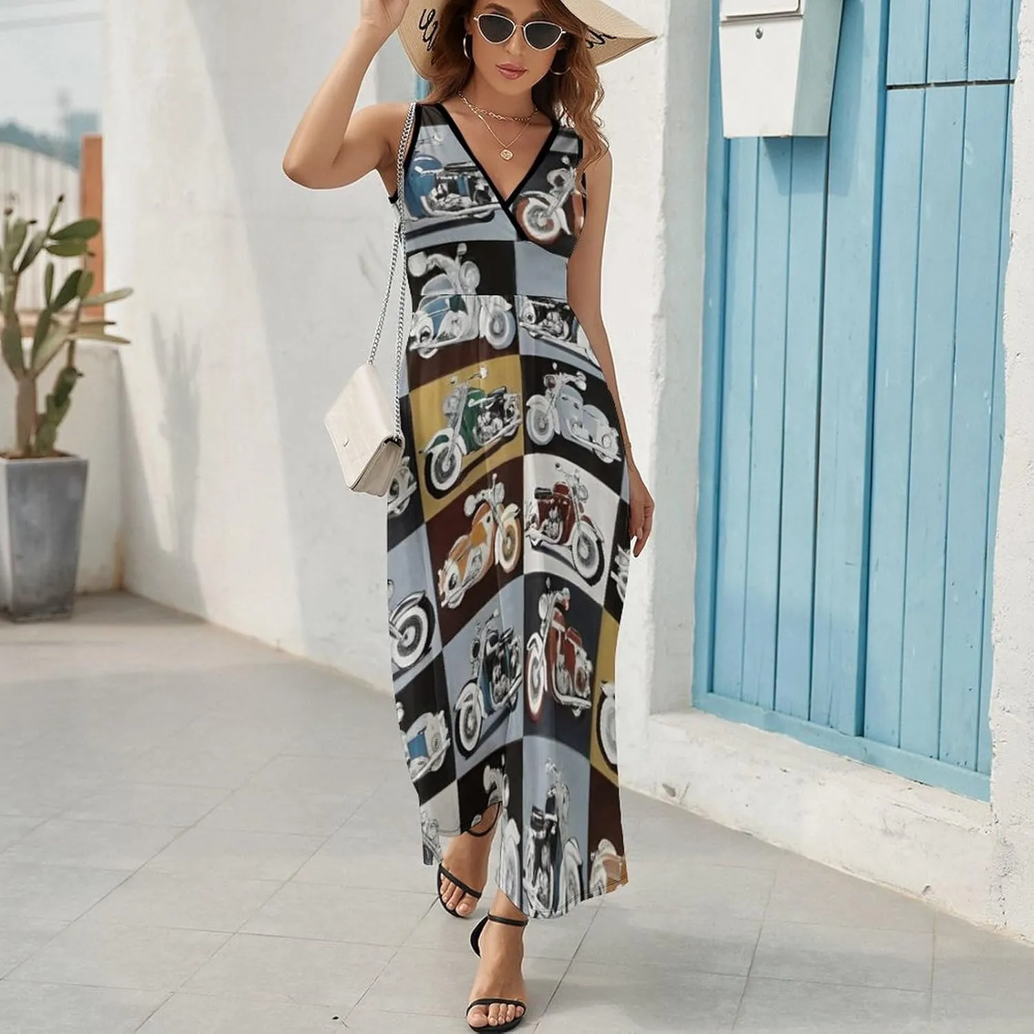 Women Girls Wrap Sleeveless Bodycon Cami Dress for Party Holiday Beach