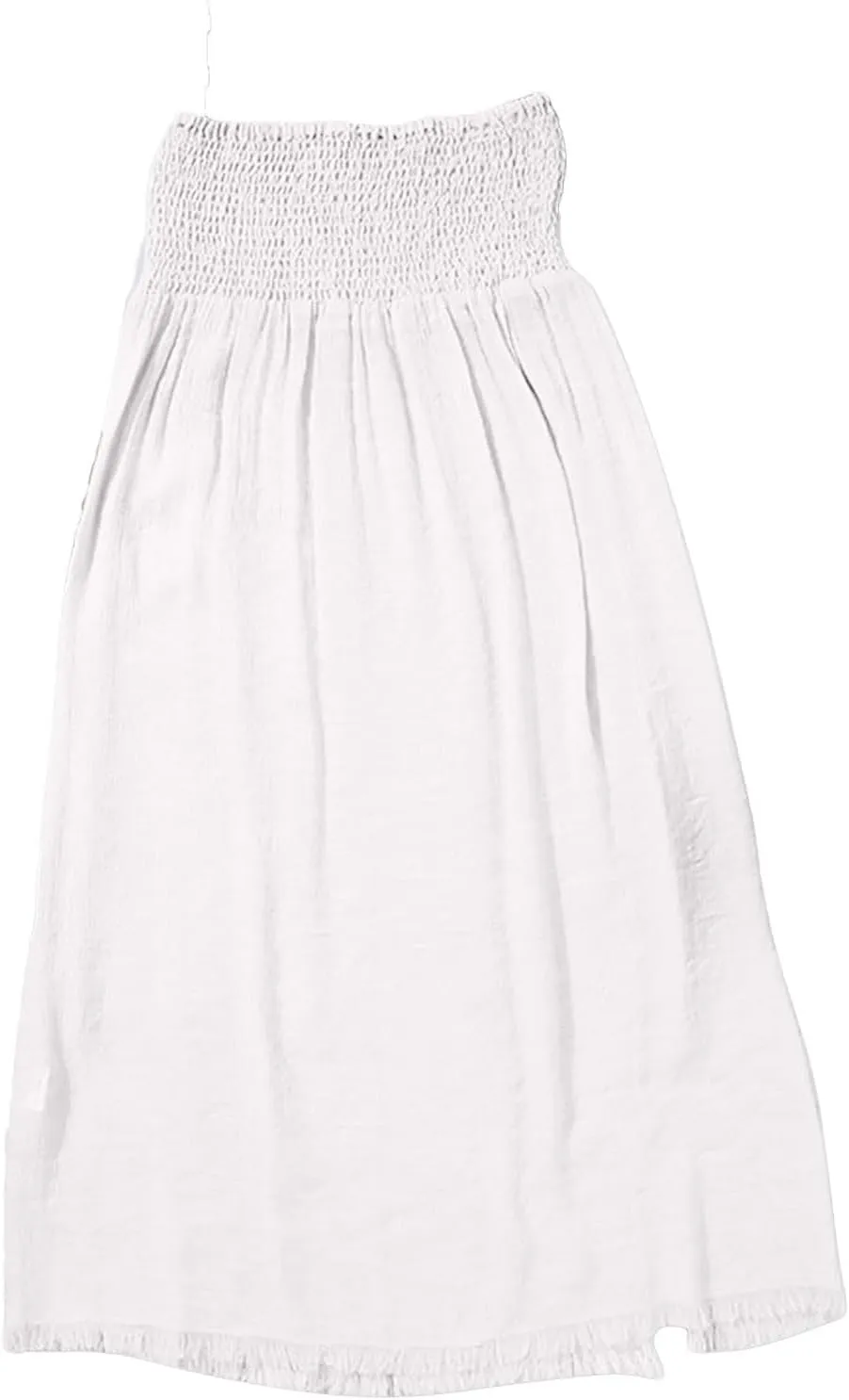 Women Maxi Skirt with High Slit Sexy Party Skirt Long Flowy Beach Skirts Elastic High Waist Wrap Skirts A Line Skirt