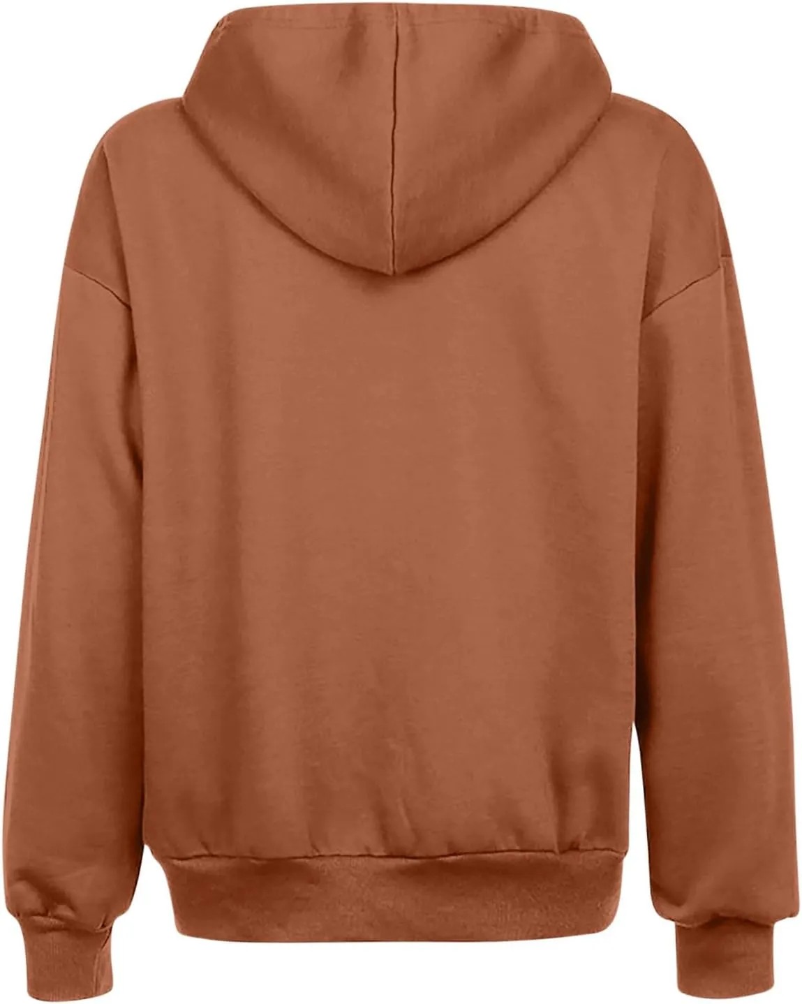 Women's 2024 Fall Zip Up Hoodies Sweatshirt Solid Color Long Sleeve Oversized Coat Casual Cozy Fall Winter Outfits