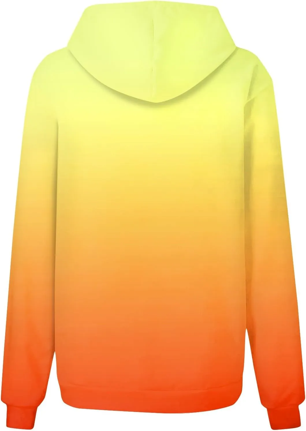 Womens Fall Fashion Hoodies Long Sleeve Hooded Drawstring Sweatshirt Gradient Printed Graphic Daily Pullover Tops