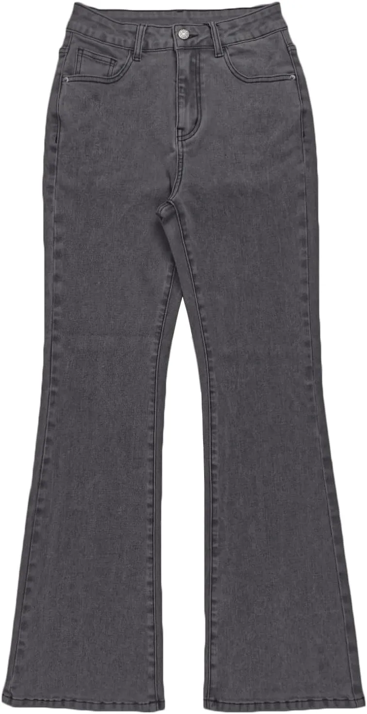 Women's Flare Bell Bottom Jeans High Waisted Wide Leg Bootcut Jeans Stretchy Denim Pants Y2k Streetwear Jeans Women