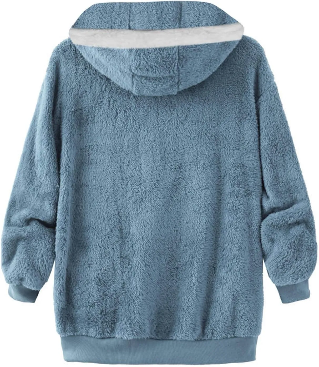 Women’S Fleece Sweatshirt Jacket Zipper Pocket Top Long Sleeve Spring And Autumn Sweatshirt Fashion Fleece Jackets