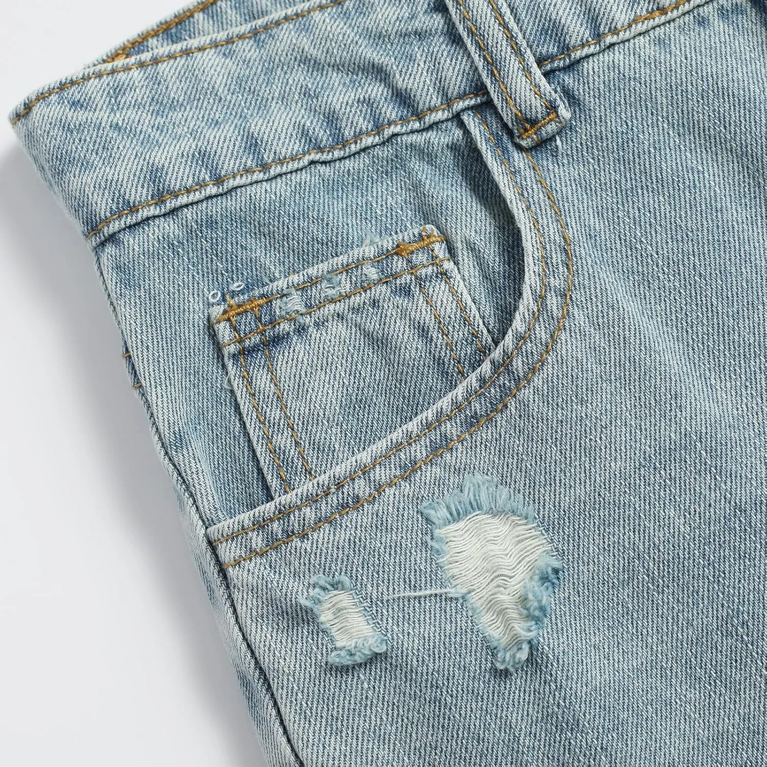 Women's High Waisted Distressed Loose Boyfriends Baggy Jeans