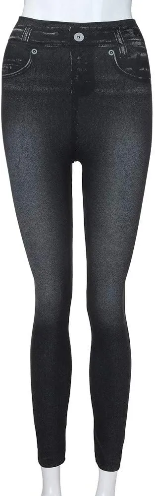 Women's High Waisted Stretch Ripped Skinny Jeans Stretchy Ankle Jeggings Juniors Butt Lifting Denim Pants