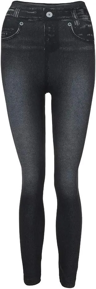 Women's High Waisted Stretch Ripped Skinny Jeans Stretchy Ankle Jeggings Juniors Butt Lifting Denim Pants
