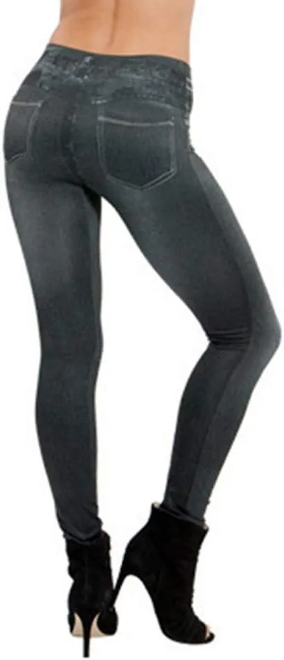 Women's High Waisted Stretch Ripped Skinny Jeans Stretchy Ankle Jeggings Juniors Butt Lifting Denim Pants