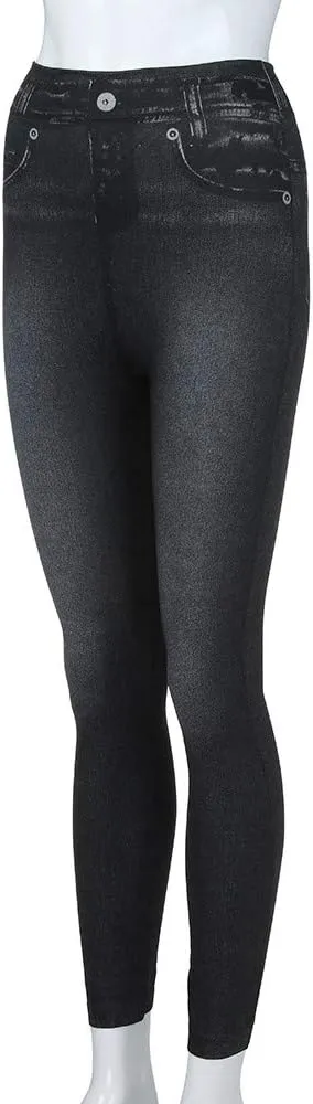 Women's High Waisted Stretch Ripped Skinny Jeans Stretchy Ankle Jeggings Juniors Butt Lifting Denim Pants