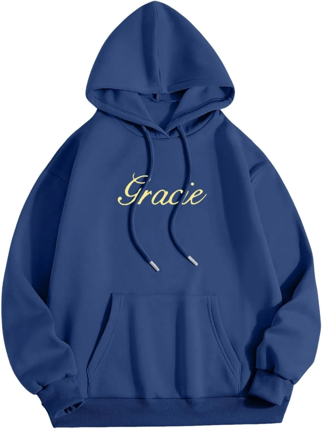 Womens I Love You I'm Sorry Letter Printed Front Back Fall Winter Hoodies Unisex Long Sleeve Hooded Sweatshirts