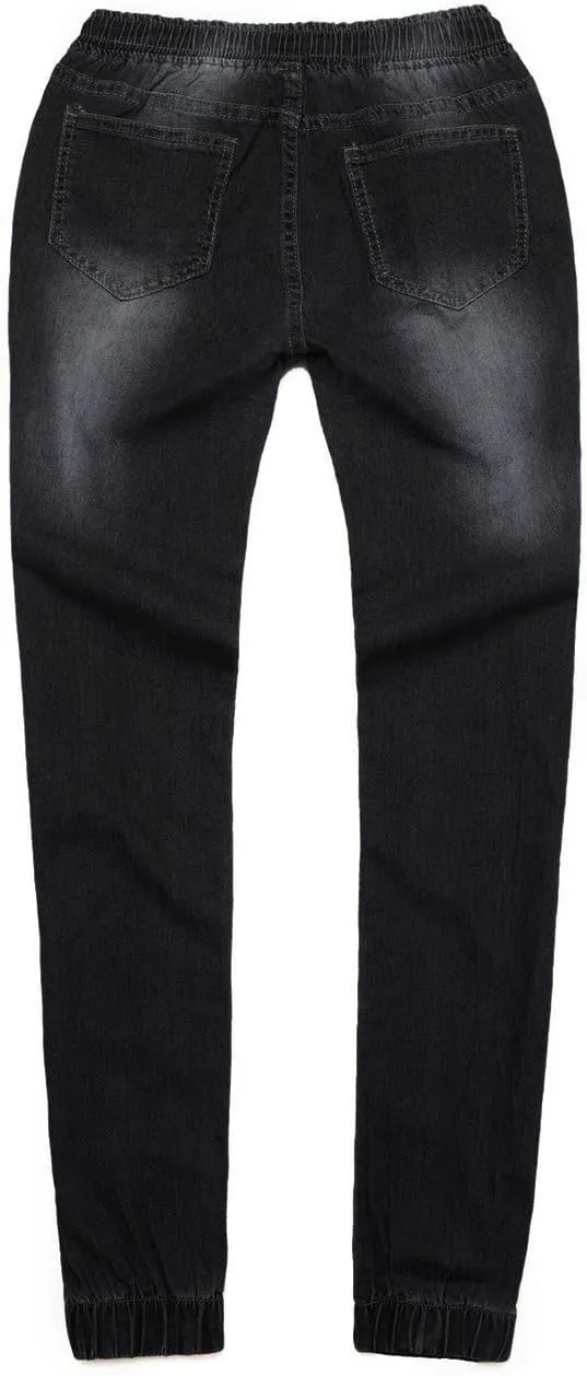 Women's Jeans High Waisted Stretchy Straight Leg Jeans Buttoned Loose Denim Pants with Pocket Skinny Jean