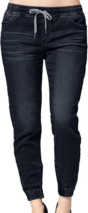Women's Jeans High Waisted Stretchy Straight Leg Jeans Buttoned Loose Denim Pants with Pocket Skinny Jean
