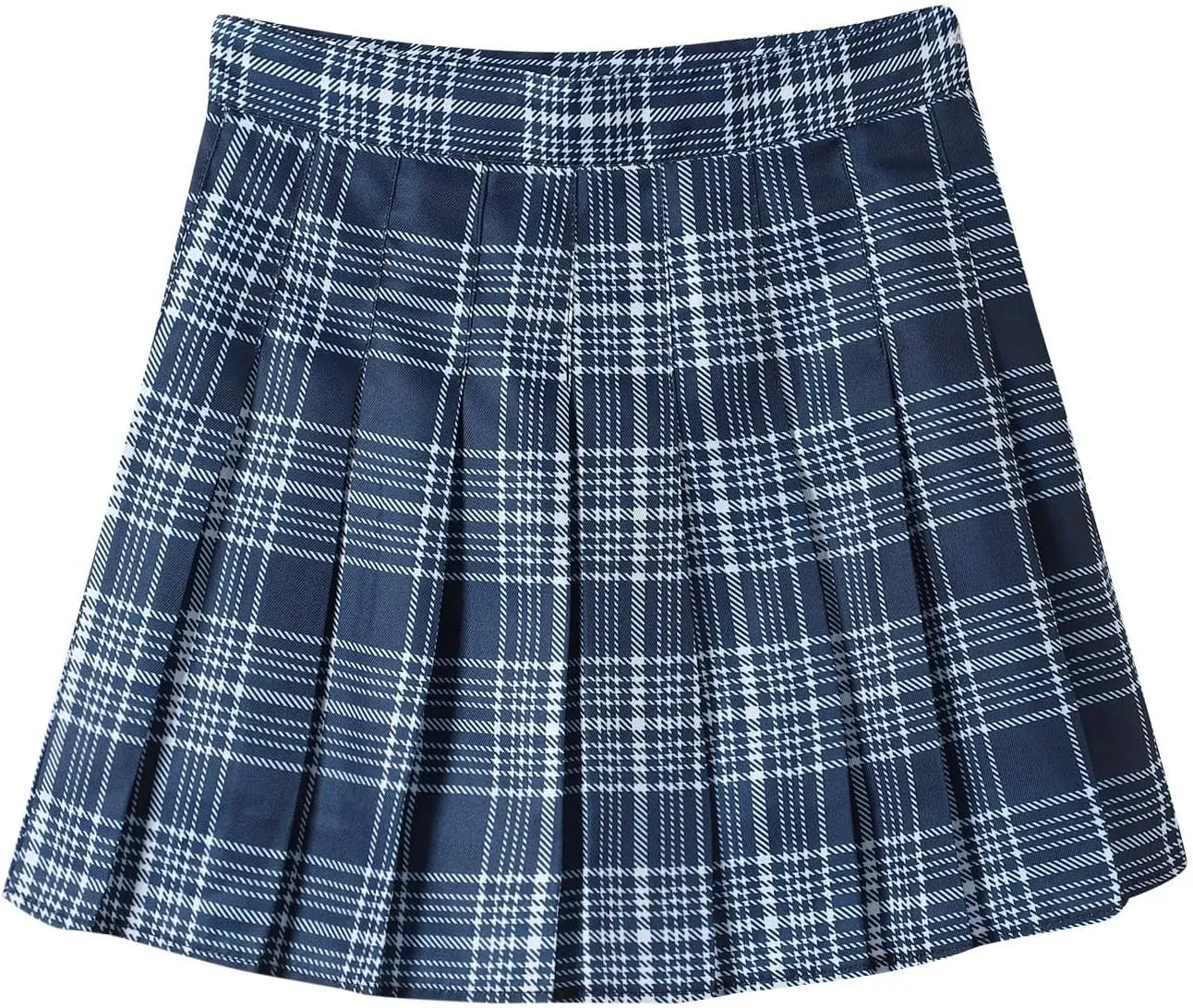 Womens Summer Skirts High Waist Trendy Plaid Pleated Y2K A-Line Uniform Cheer Mini Skirts for Girls 2025 Streetwear