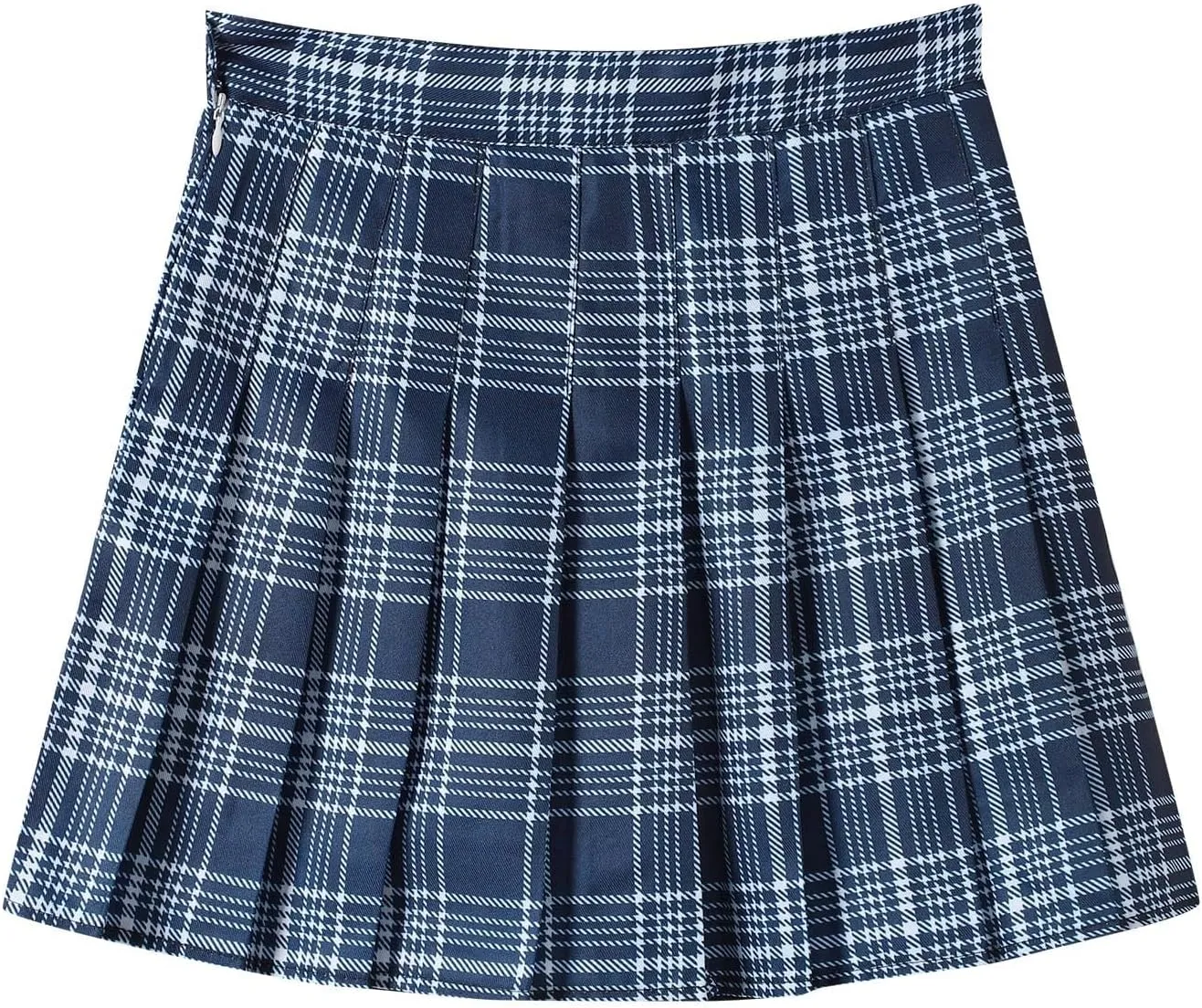 Womens Summer Skirts High Waist Trendy Plaid Pleated Y2K A-Line Uniform Cheer Mini Skirts for Girls 2025 Streetwear