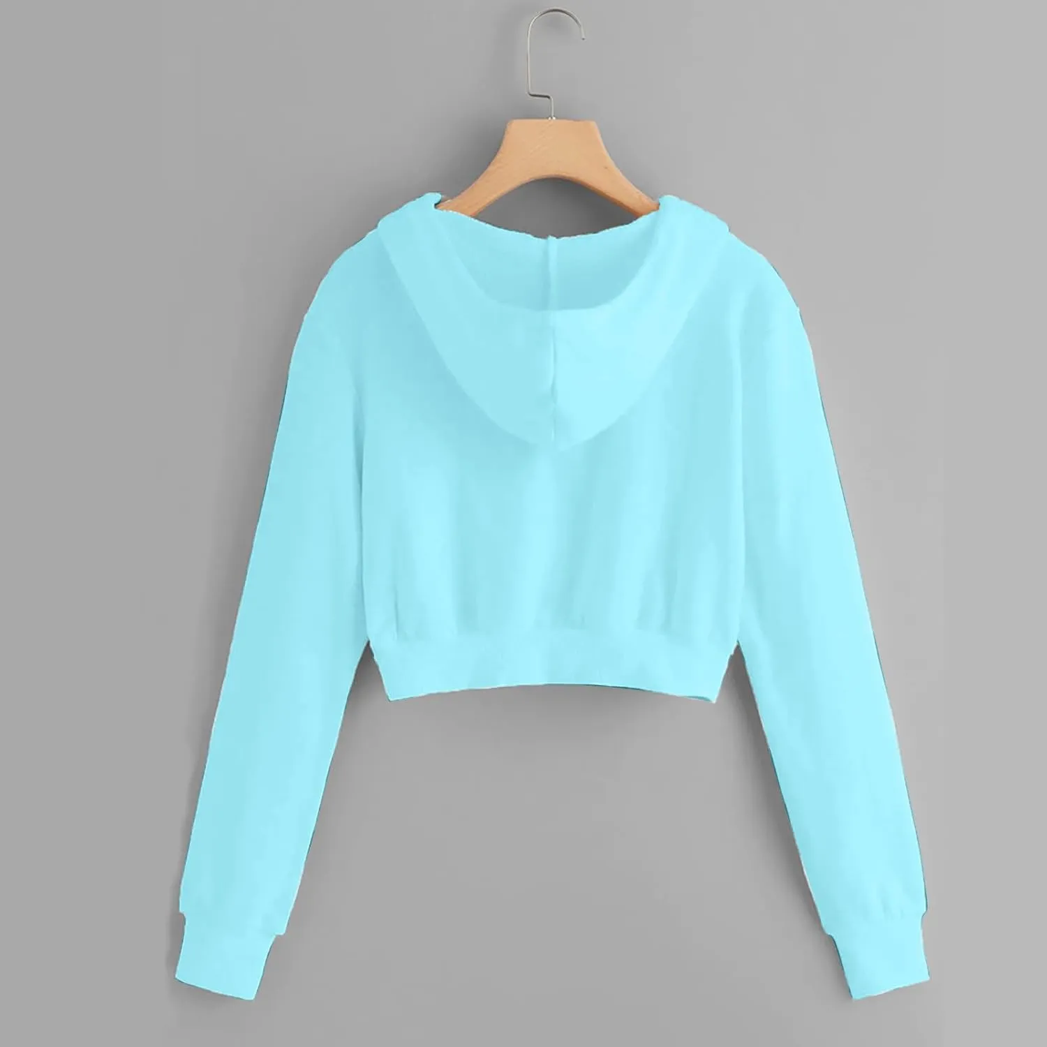 Womens Zip Up Hoodies Cropped Sweatshirts Fall Fashion Outfits Casual Hooded Y2k Tops Trendy Crop Jackets