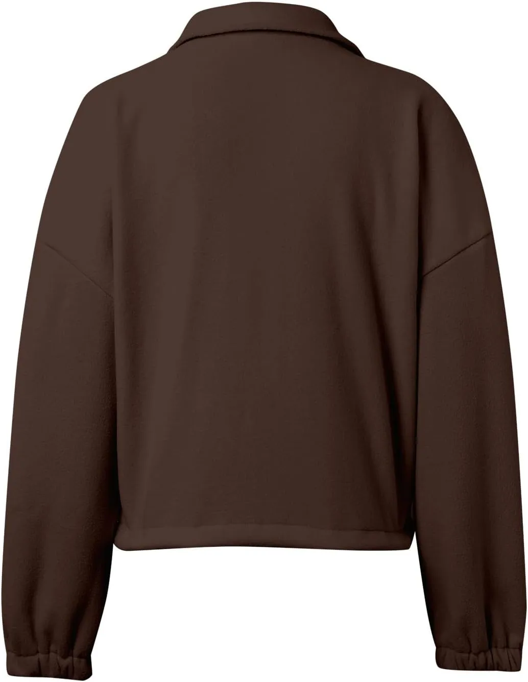 Womens Zip Up Hoodies Oversized Sweatshirts Long Sleeve Cropped Sherpa Jacket Fall Outfits Trendy Clothes 2024