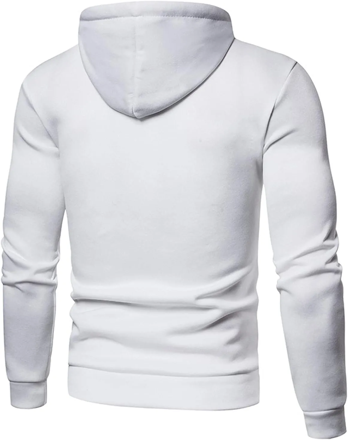 XIAXOGOOL Zip Up Hoodie Men 2023 Color Block Long Sleeve Casual Drawstring Sweatshirt Sport Outwear Coat Jacket with Pockets