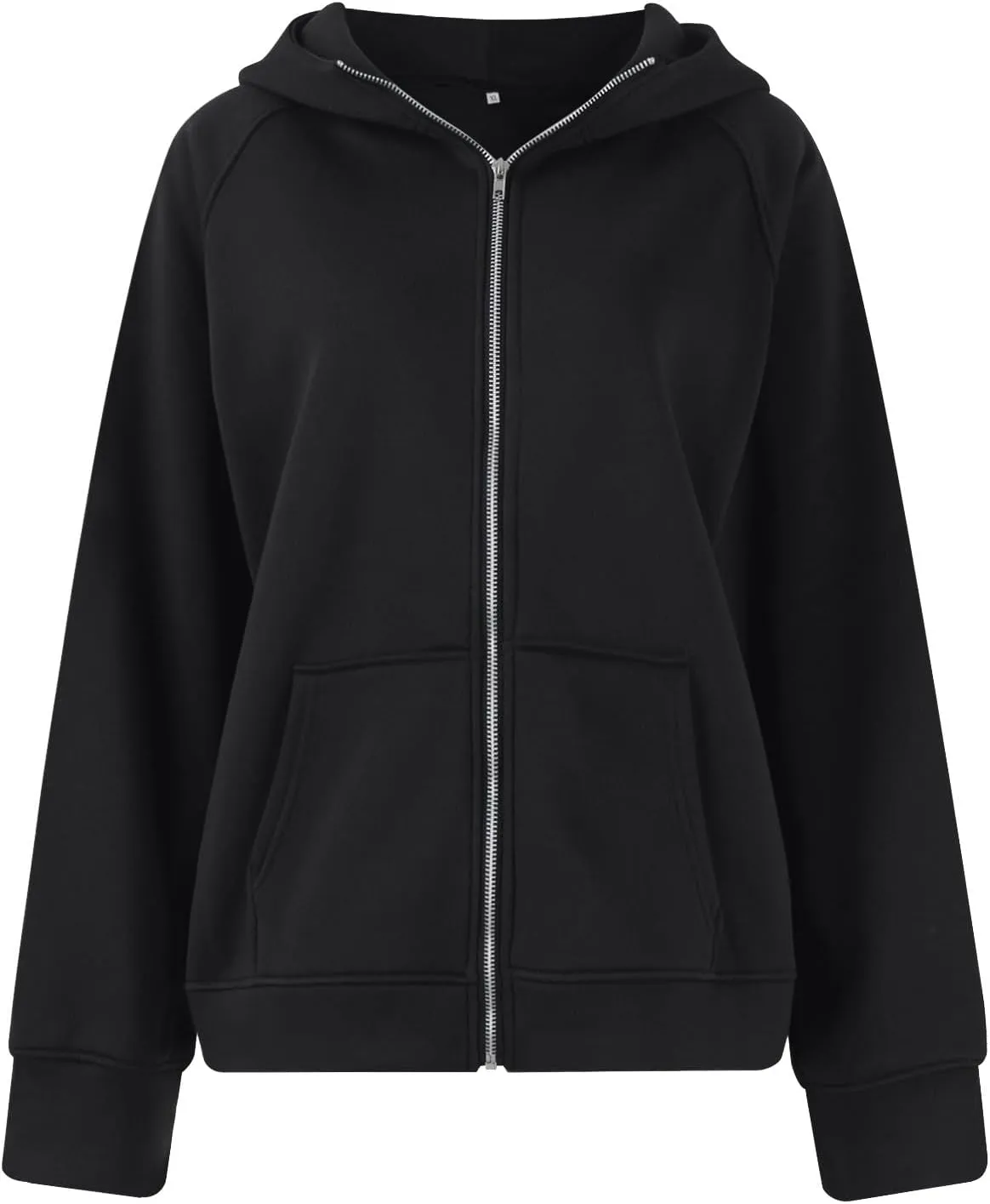Zip Up Hoodie Women Fleece Jacket with Pockets Oversized Sherpa Fleece Hoodie Fuzzy Jackets Warm Winter Coats