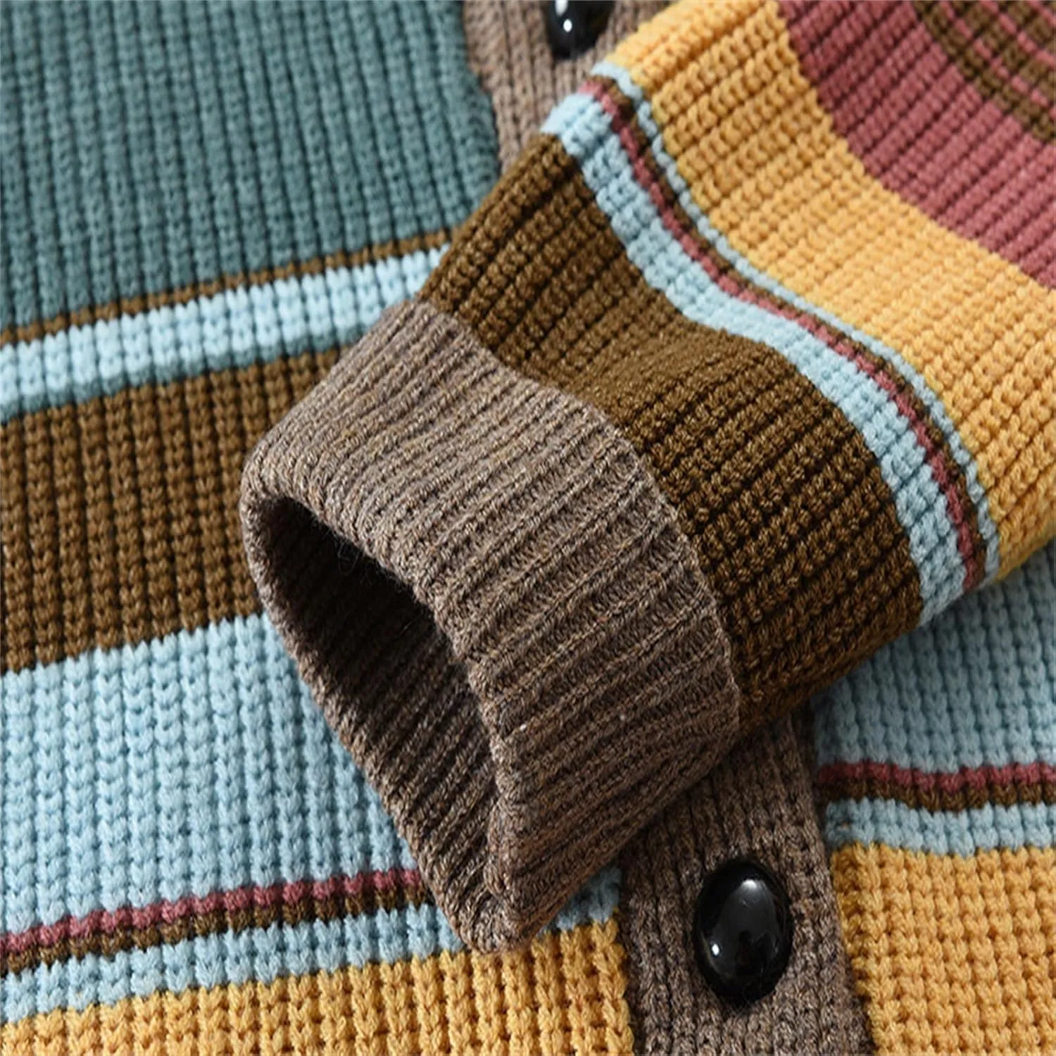 ZYXTIM Mens Colorful Cardigan Sweaters Cable Knit Shawl Collar Button Down Casual Sweaters Winter Jackets Coats Outerwear